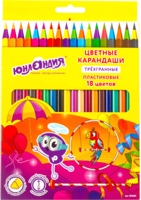 

Набор цветных карандашей Юнландия, Ассорти, Карнавал / 181685