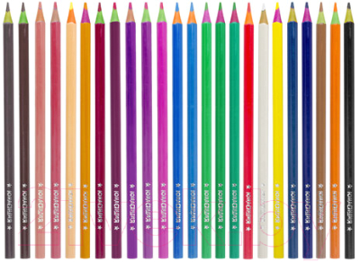 Набор цветных карандашей Юнландия Карнавал / 181686 (24цв)