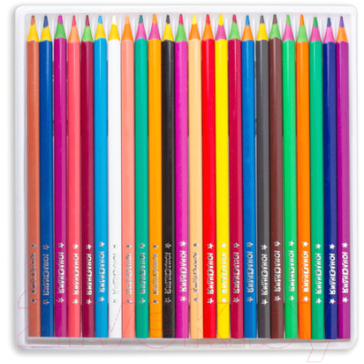 Набор цветных карандашей Юнландия Карнавал / 181686 (24цв)