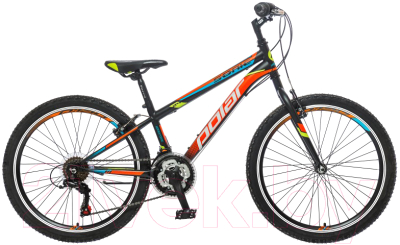 Велосипед Polar Bike Sonic 24 / B242S31200 (черный/оранжевый)
