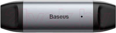 

Картридер Baseus, Черный;серебристый, SD/microSD USB3.2 / CADKQ-B0G