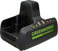 Зарядное устройство для электроинструмента Greenworks G82C2 82V 8А / 2939007 (для 2-х аккумуляторов) - 