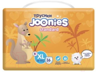 Подгузники-трусики детские Joonies Standard XL / 12-17кг