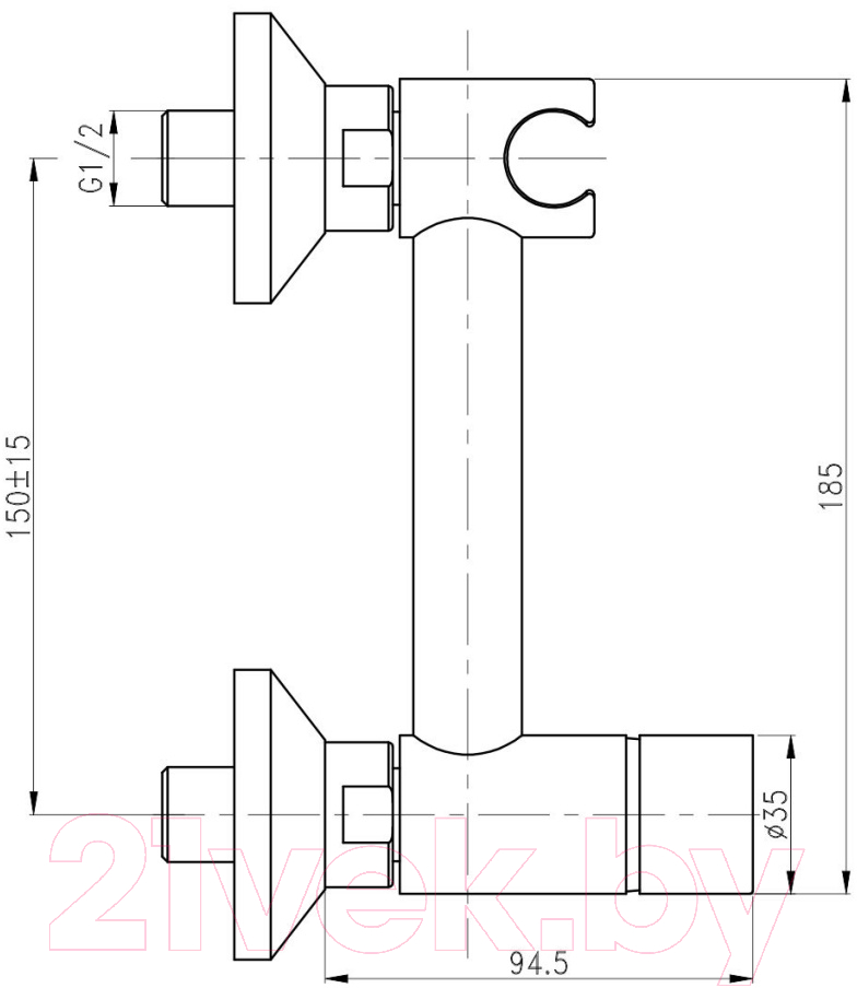 Гигиенический душ Gross Aqua Bidet Evo GA012202MW