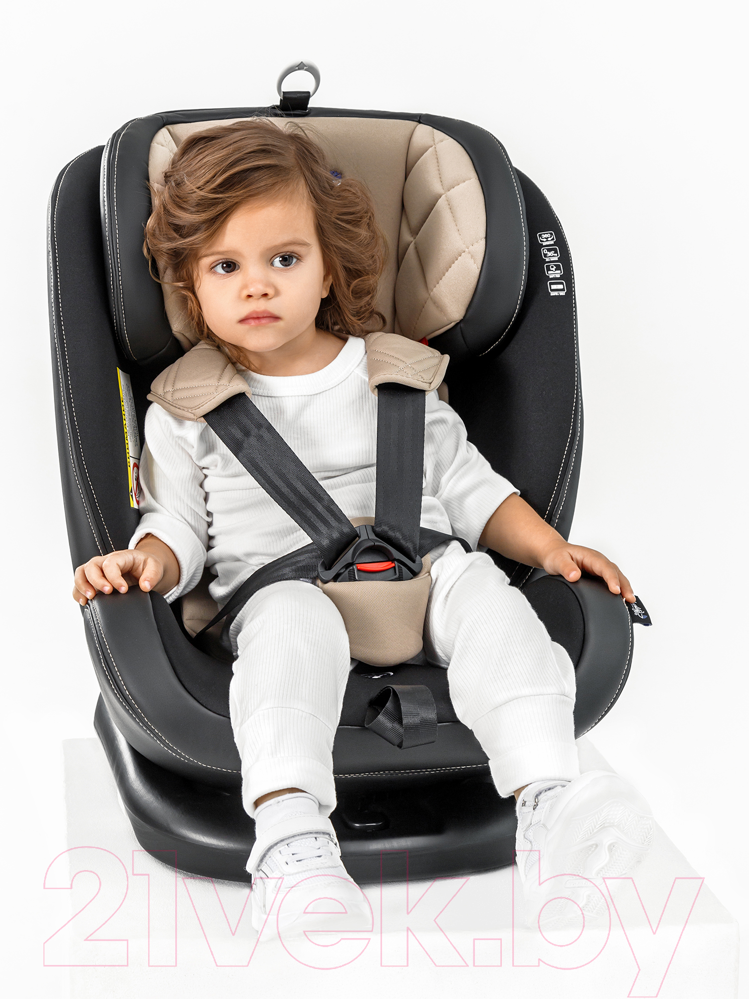 Автокресло Amarobaby Isofix ST-3 / AMARO-2003-Be (бежевый)