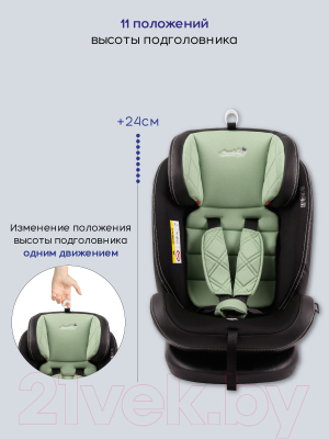 Автокресло Amarobaby Isofix ST-3 / AMARO-2003-Hk (хаки)