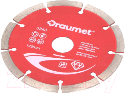 Отрезной диск алмазный Draumet 3343
