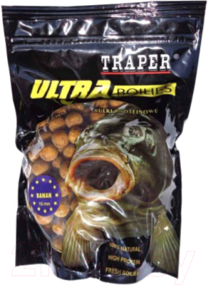 

Прикормка рыболовная Traper, Банан 16мм / 303250