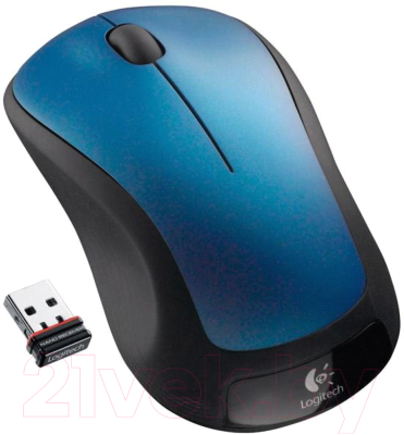 Мышь Logitech M310 / 910-005248 (черный/синий)