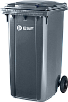 Контейнер для мусора Ese 240л (серый) - 