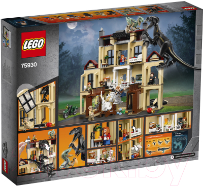 Конструктор Lego Jurassic World Нападение Индораптора в поместье Локвуд 75930