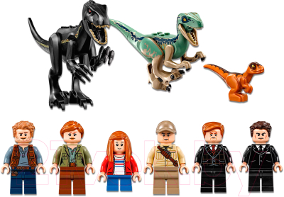 Конструктор Lego Jurassic World Нападение Индораптора в поместье Локвуд 75930