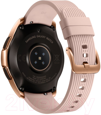Умные часы Samsung Galaxy Watch 42mm / SM-R810NZDASER (розовое золото)