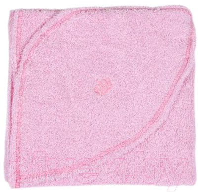 Полотенце с капюшоном Alis Махровое (110x80, розовый)