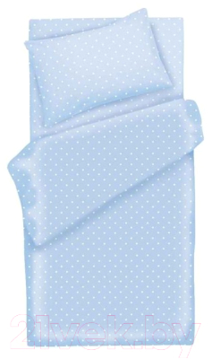 Комплект постельный для малышей Alis Отечественная бязь 3 (голубой)