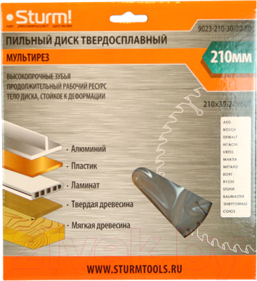 Пильный диск Sturm! 9023-210-30/20-60