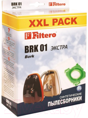 

Комплект пылесборников для пылесоса Filtero, Экстра BRK 01