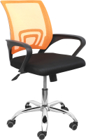 Кресло офисное AksHome Ricci (оранжевый/черный) - 