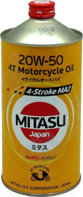 Моторное масло Mitasu 4-Stroke MA2 20W50 / MJ-945-08 (0.8л)