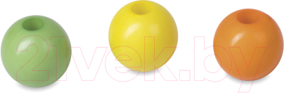 Набор бусин декоративных Остров Сокровищ Шарики / 661234 (желтый/оранжевый/зеленый)