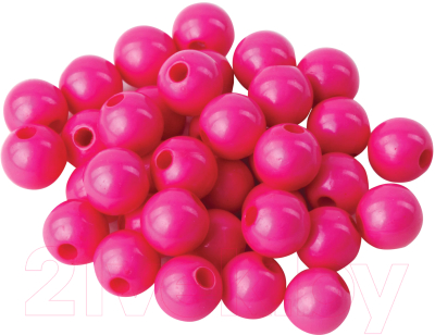 Набор бусин декоративных Остров Сокровищ Шарики / 661235 (светло-розовый/розовый/фиолетовый)