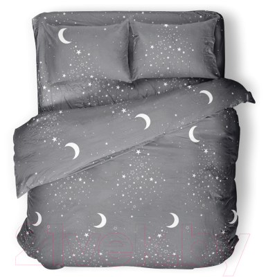 Комплект постельного белья Samsara Звездное небо на сером фоне 150-3