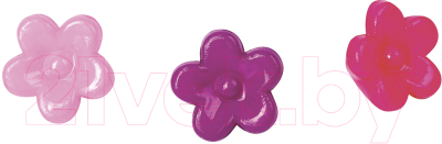 Набор бусин декоративных Остров Сокровищ Цветы / 661245 (светло-розовый/розовый/фиолетовый)