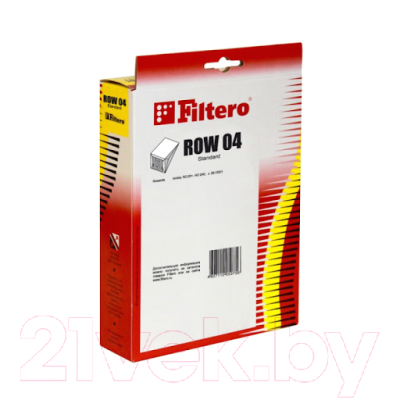 

Комплект пылесборников для пылесоса Filtero, Standard ROW 04
