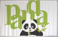 Шторы JoyArty Голодная панда / pox_17652 (145x180) - 