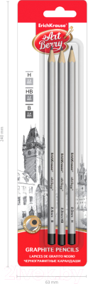 Изображение товара Набор простых карандашей Erich Krause ArtBerry / 45390