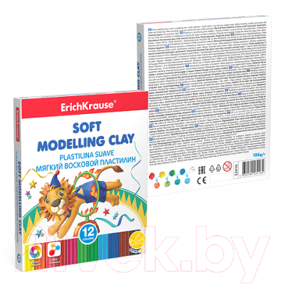 Изображение товара Пластилин Erich Krause 53416 (12цв)