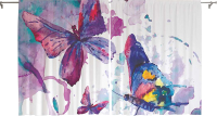 Шторы JoyArty Красочный креатив с бабочками / pox_15896 (145x180) - 