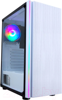 Корпус для компьютера Formula CL-3302W RGB (белый, без БП)