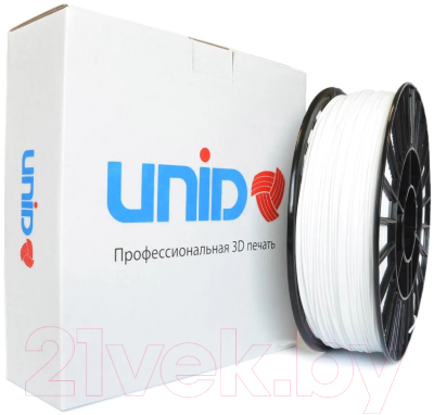 Пластик для 3D-печати Unid PLA 1.75мм 0.8кг (белый)