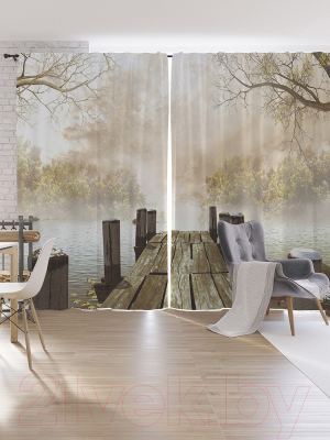 

Шторы JoyArty, Старинный мостик / pox_749