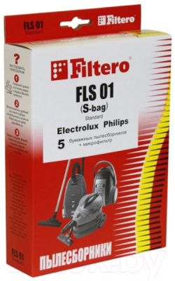Комплект расходных материалов для пылесоса Filtero Standard FLS 01 S-bag (5шт)