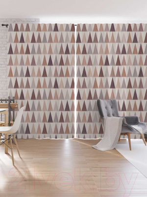 

Шторы JoyArty, Коричневый узор / pox_79812