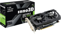 

Видеокарта Inno3D, GeForce GTX 1050 TI Twin X2 (N105K-2DDV-M5CM)