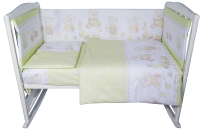 Комплект постельный для малышей Bambola Мишка / 490 (зеленый) - 