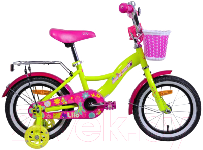 Детский велосипед AIST Lilo 2021 (14, желтый)