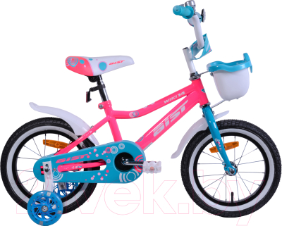 Детский велосипед AIST Wiki 2021 (14, розовый)