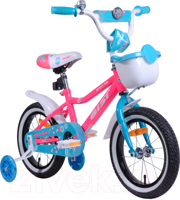 Детский велосипед AIST Wiki 2021 (14, розовый)
