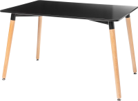 Обеденный стол Mio Tesoro ST-005 (черный/дерево) - 