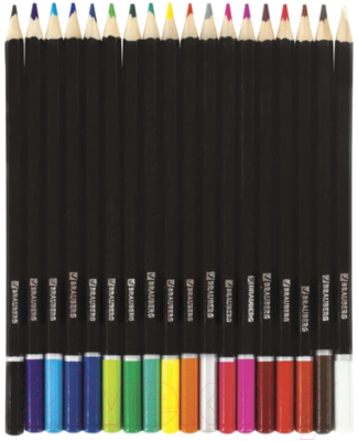Набор цветных карандашей Brauberg Artist Line / 180554 (18цв)