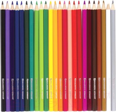 Набор цветных карандашей Brauberg InstaRacing / 180559 (24цв)