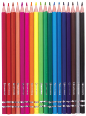 Набор цветных карандашей Brauberg Pretty Girls / 180580 (18цв)