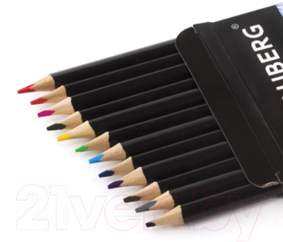 Набор цветных карандашей Brauberg Artist Line / 180596 (12цв)
