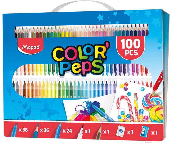 Набор для рисования Maped Color'Peps Kit / 907003