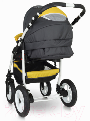 Детская универсальная коляска Rant Bari 2 в 1 (05, серый/желтый)