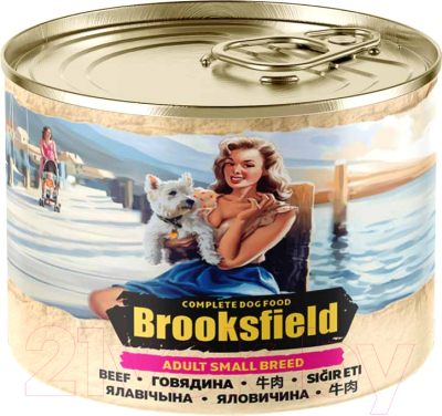 

Корм для собак Brooksfield, Adult Small Breed Dog Для мелк. пород говядина с рисом / 5654006